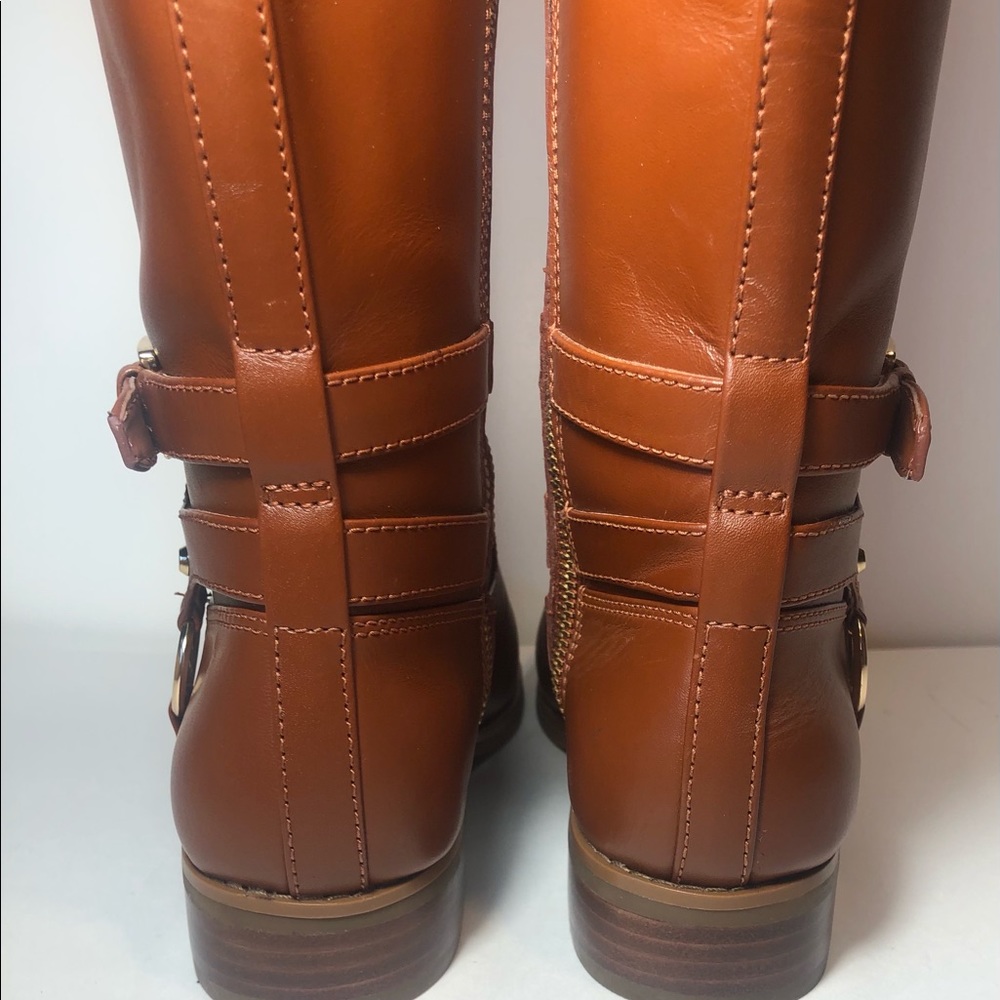 MICHAEL KORS PRESTON LEATHER BOOTS SIZE 5.5 - Picture 4 of 7